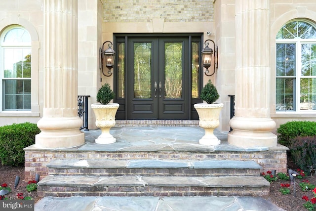696 Miller Ave, Great Falls, VA 22066 - property entrance with french doors