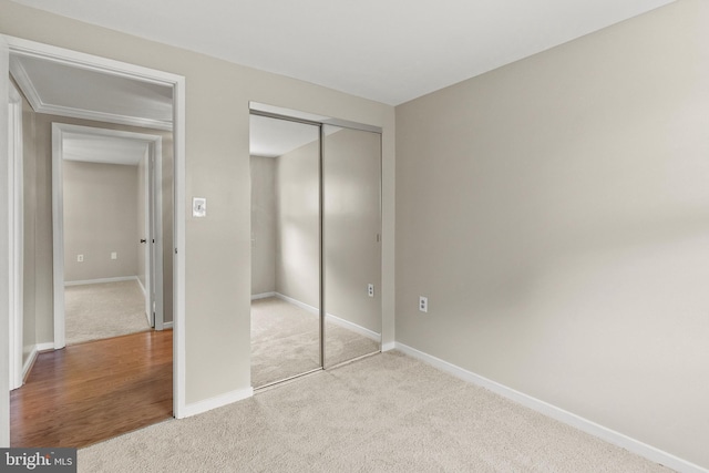 1263 Wilshire Dr, Herndon, VA 20170 - unfurnished bedroom featuring carpet, baseboards, and a closet