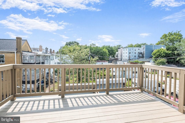 5308 5th NW, Washington, DC 20011 - view of wooden terrace