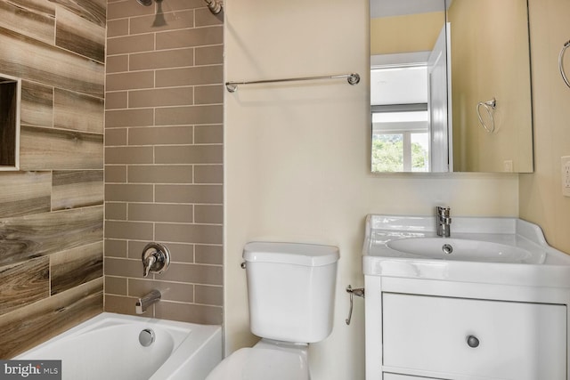 5308 5th NW, Washington, DC 20011 - full bathroom featuring vanity and shower / bath combination