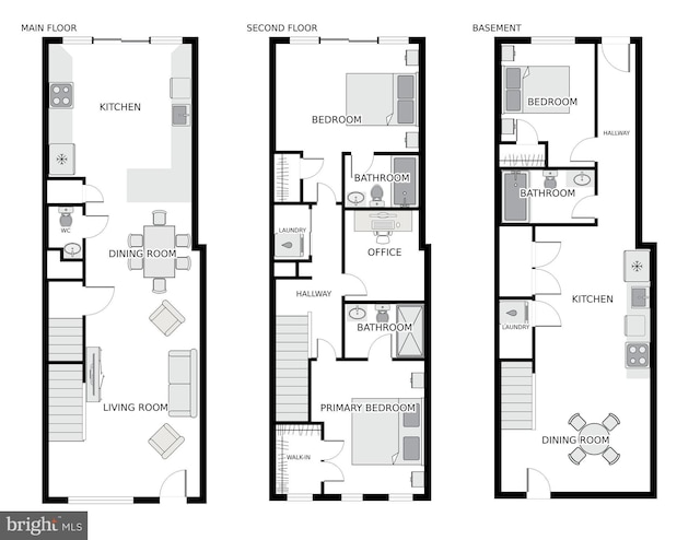 5308 5th NW, Washington, DC 20011 - view of floor plan / room layout