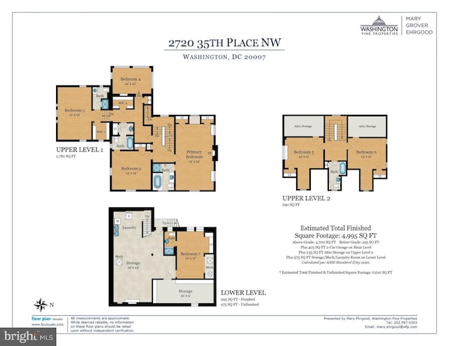 2720 35th Pl NW, Washington, DC 20007 - room layout
