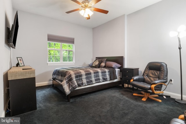 1982 Whyte Ln, Spring Grove, PA 17362 - bedroom featuring carpet flooring, baseboards, and ceiling fan