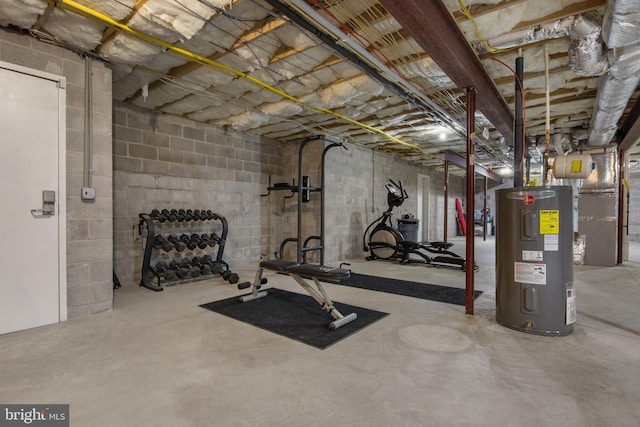 1982 Whyte Ln, Spring Grove, PA 17362 - exercise area featuring water heater