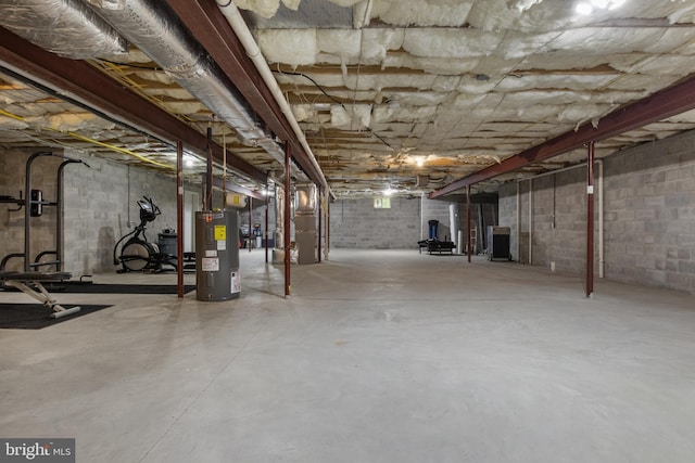 1982 Whyte Ln, Spring Grove, PA 17362 - unfinished below grade area with water heater