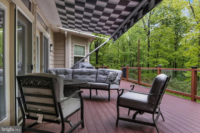 1982 Whyte Ln, Spring Grove, PA 17362 - wooden deck with an outdoor living space