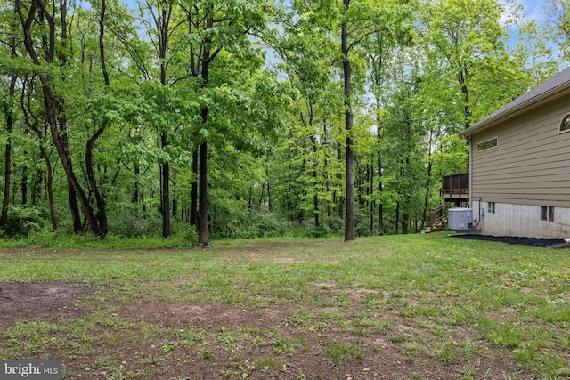 1982 Whyte Ln, Spring Grove, PA 17362 - view of green lawn featuring a wooden deck