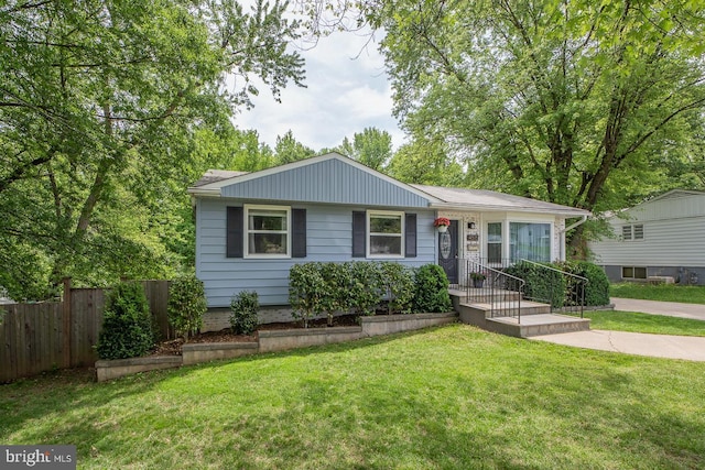 view of front of home