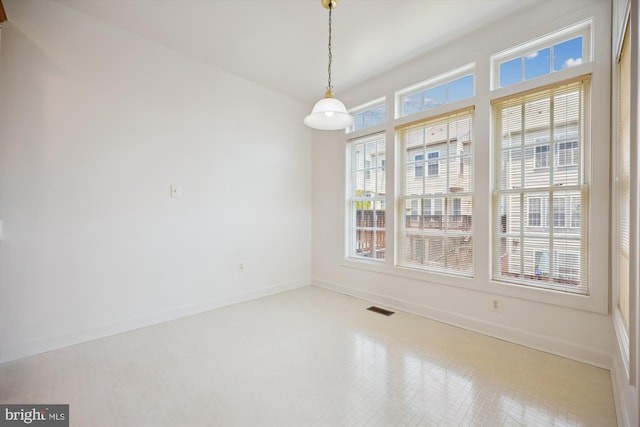 13901 Chatterly Pl, Germantown, MD 20874 - unfurnished dining area with baseboards