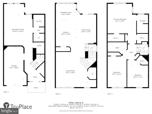 13901 Chatterly Pl, Germantown, MD 20874 - view of room layout