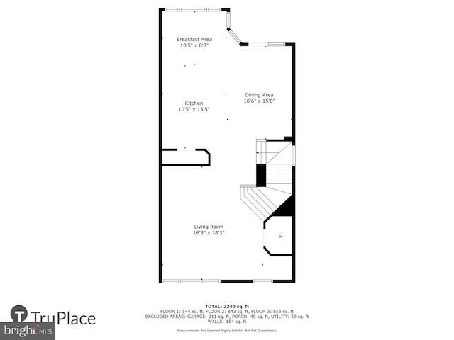 13901 Chatterly Pl, Germantown, MD 20874 - view of room layout