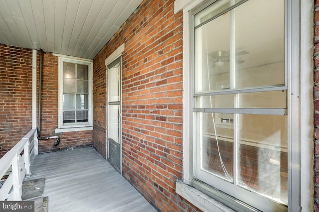 balcony with a porch