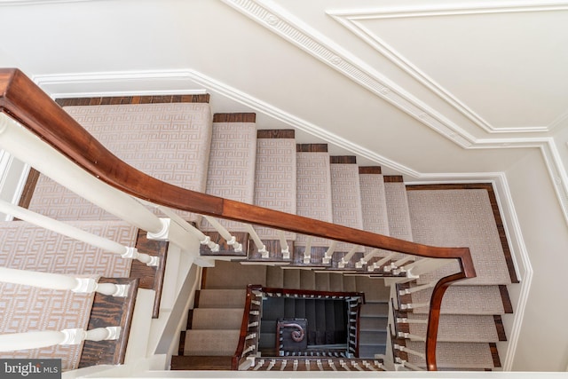 view of staircase