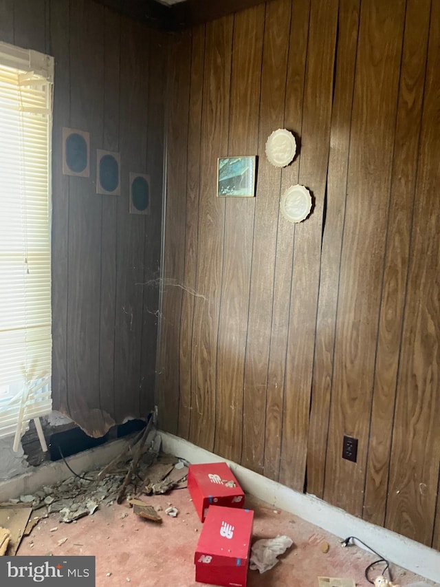 details with wood walls