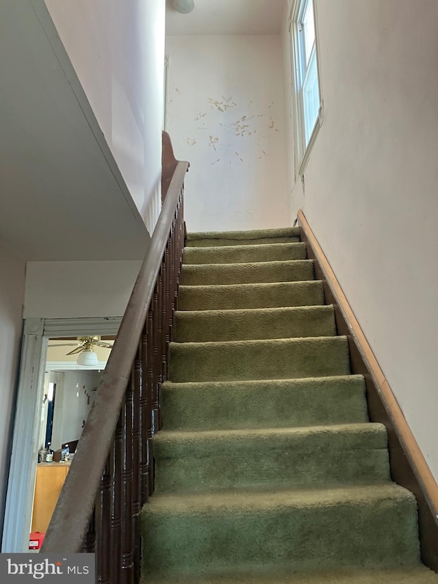 view of staircase