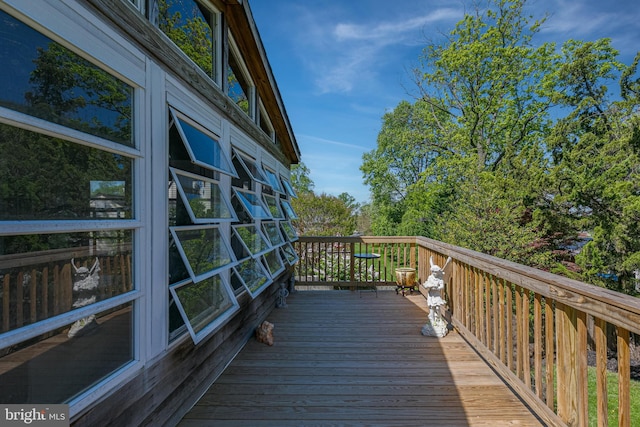 view of deck