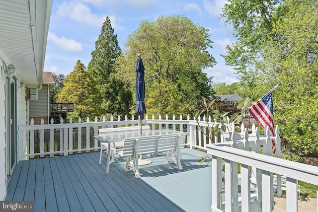 10728 Zion Dr, Fairfax, VA 22032 - view of wooden deck