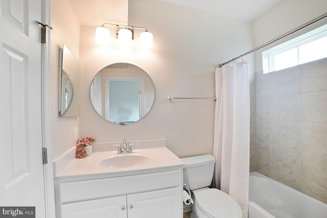12521 Honey Locust Way, Beltsville, MD 20705 - full bathroom featuring toilet, vanity, and shower / bath combo