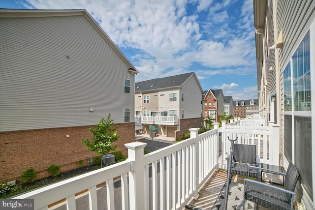 12521 Honey Locust Way, Beltsville, MD 20705 - balcony with a residential view and cooling unit