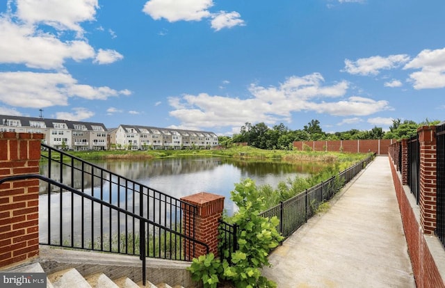 12521 Honey Locust Way, Beltsville, MD 20705 - water view with fence and nearby suburban area