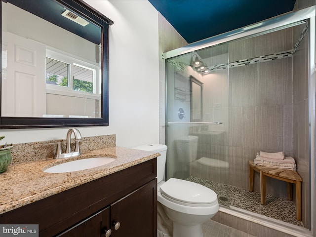 1904 N Amelia St, Sterling, VA 20164 - full bath featuring a shower stall, vanity, and toilet