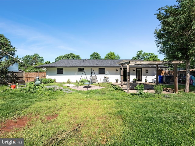 1904 N Amelia St, Sterling, VA 20164 - back of house with a pergola and a patio