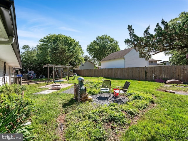 1904 N Amelia St, Sterling, VA 20164 - view of yard featuring a fire pit