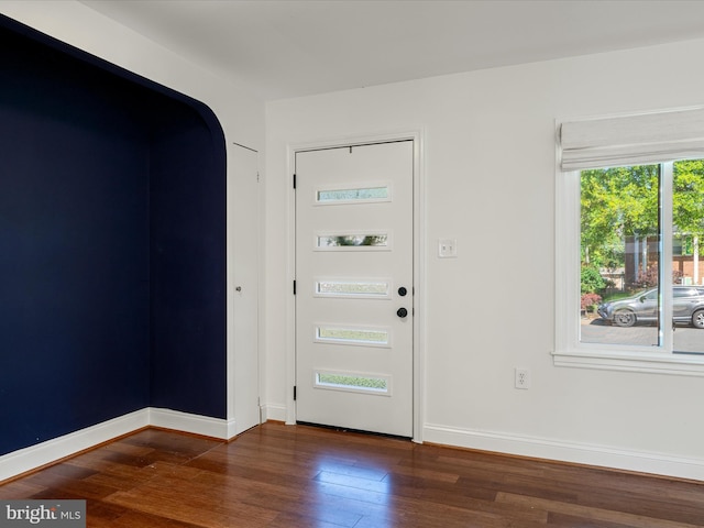 1904 N Amelia St, Sterling, VA 20164 - foyer entrance with wood finished floors and baseboards