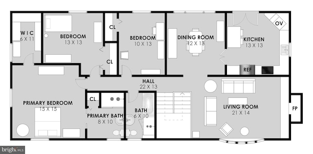6368 Waterway Dr, Falls Church, VA 22044 - home floor plan