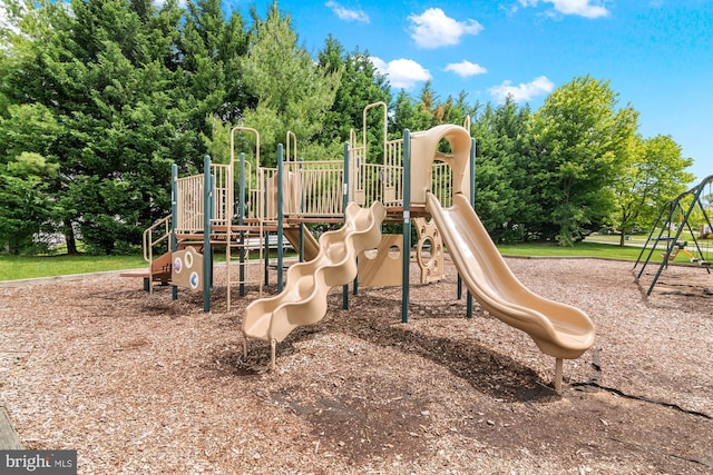 1604 Martha Ct Unit 404, Bel Air, MD 21015 - community play area with view of wooded area