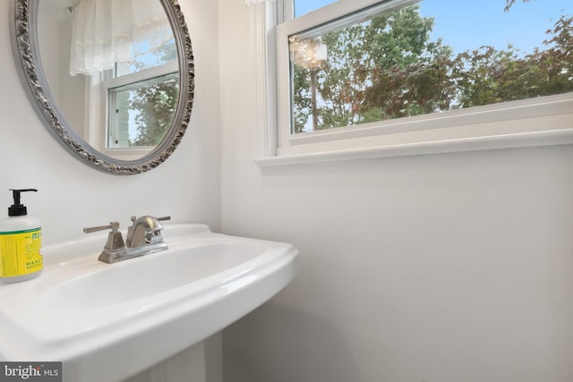 1612 Belvedere Blvd, Silver Spring, MD 20902 - bathroom with a sink and plenty of natural light
