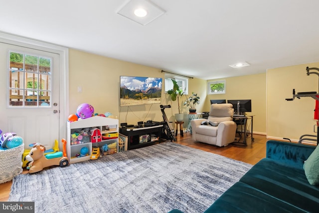 1612 Belvedere Blvd, Silver Spring, MD 20902 - living area featuring wood finished floors and plenty of natural light