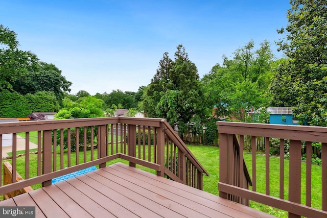 1612 Belvedere Blvd, Silver Spring, MD 20902 - view of wooden deck