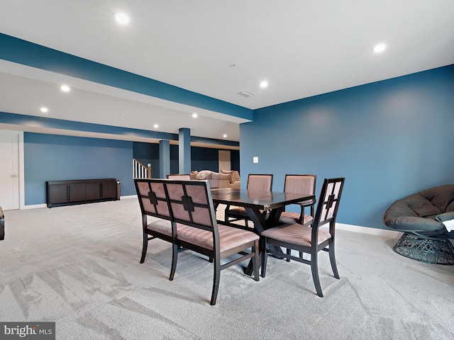 9929 Pesade Way, Upper Marlboro, MD 20772 - carpeted dining space featuring recessed lighting and baseboards