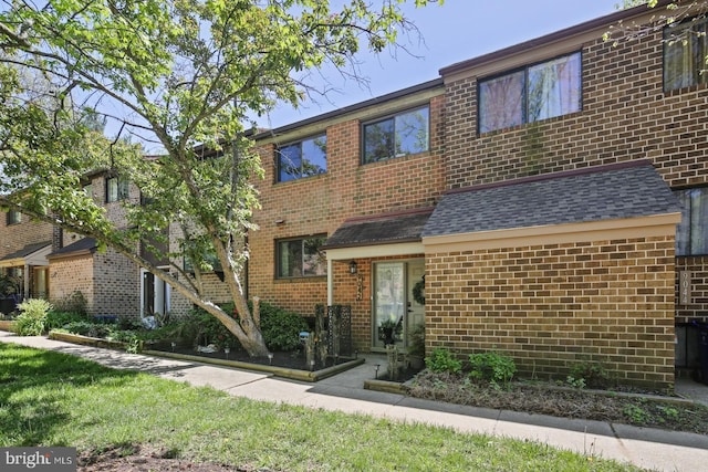 multi unit property with brick siding