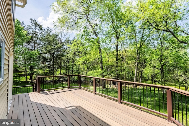 view of deck