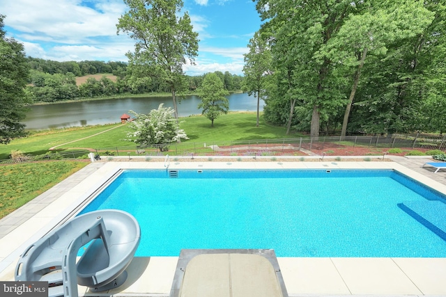 174 Springhouse Ln, Spring Grove, PA 17362 - view of swimming pool featuring a water view