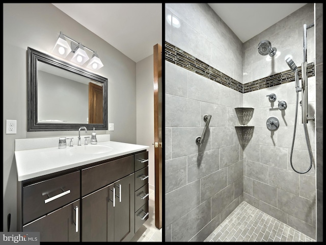 174 Springhouse Ln, Spring Grove, PA 17362 - full bath featuring a tile shower and vanity
