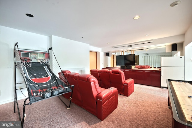 174 Springhouse Ln, Spring Grove, PA 17362 - living room featuring light carpet and recessed lighting