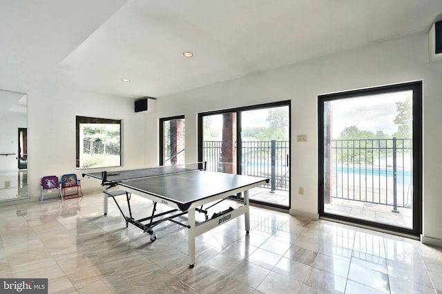 174 Springhouse Ln, Spring Grove, PA 17362 - rec room with healthy amount of natural light and recessed lighting