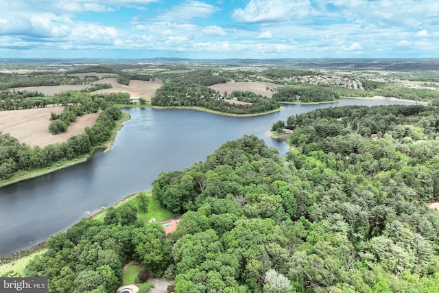 174 Springhouse Ln, Spring Grove, PA 17362 - aerial view of a nearby body of water and a forest