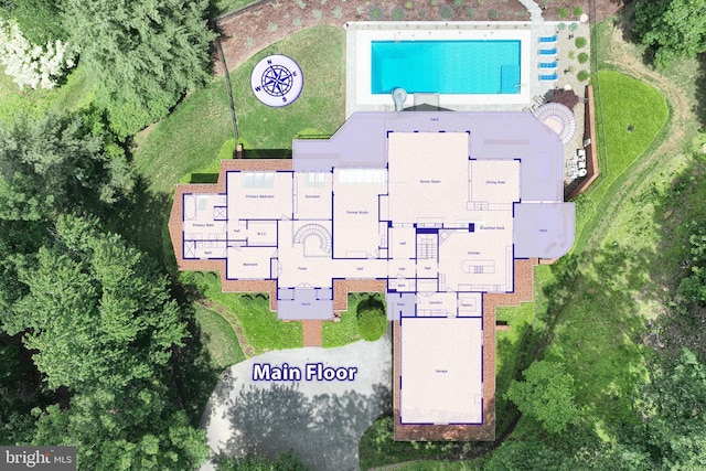 174 Springhouse Ln, Spring Grove, PA 17362 - bird's eye view of a pool area