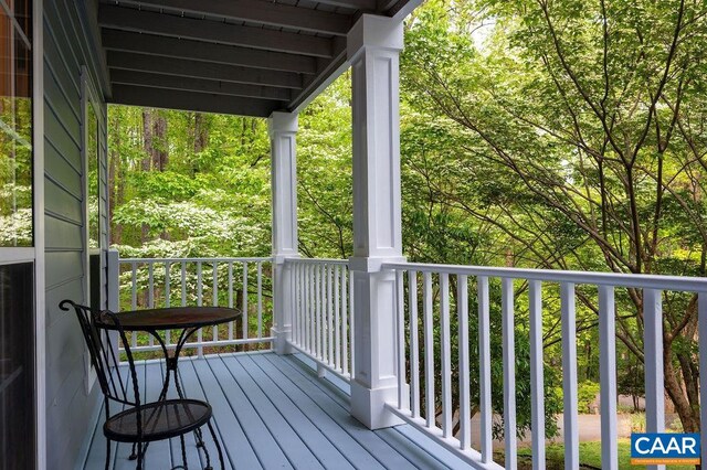 view of deck