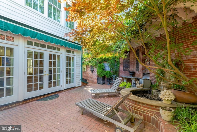 view of patio / terrace with french doors