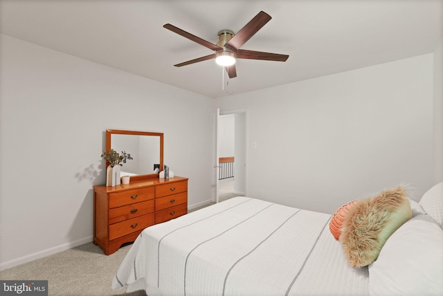 11645 Newbridge Ct, Reston, VA 20191 - bedroom featuring carpet, baseboards, and a ceiling fan