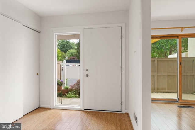 11645 Newbridge Ct, Reston, VA 20191 - entryway featuring hardwood / wood-style floors