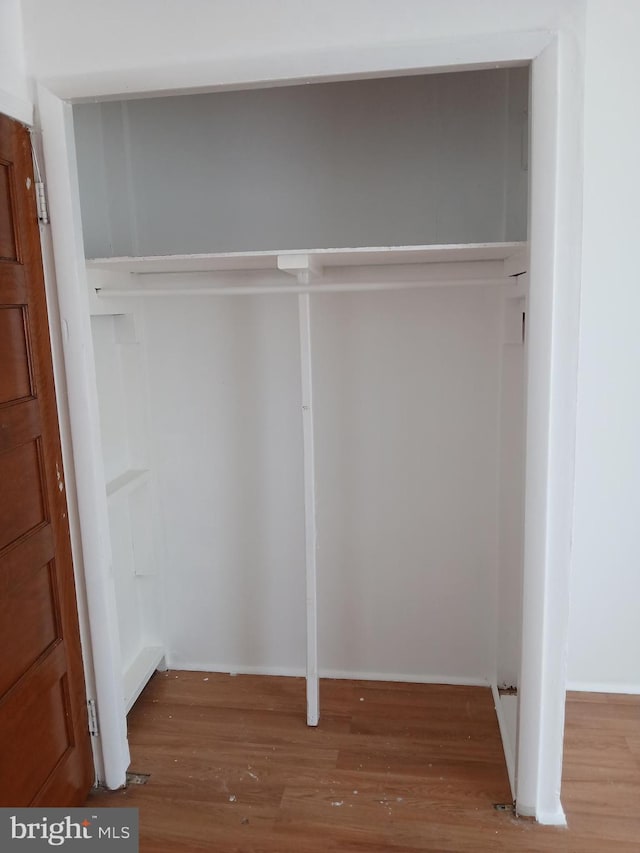 view of closet