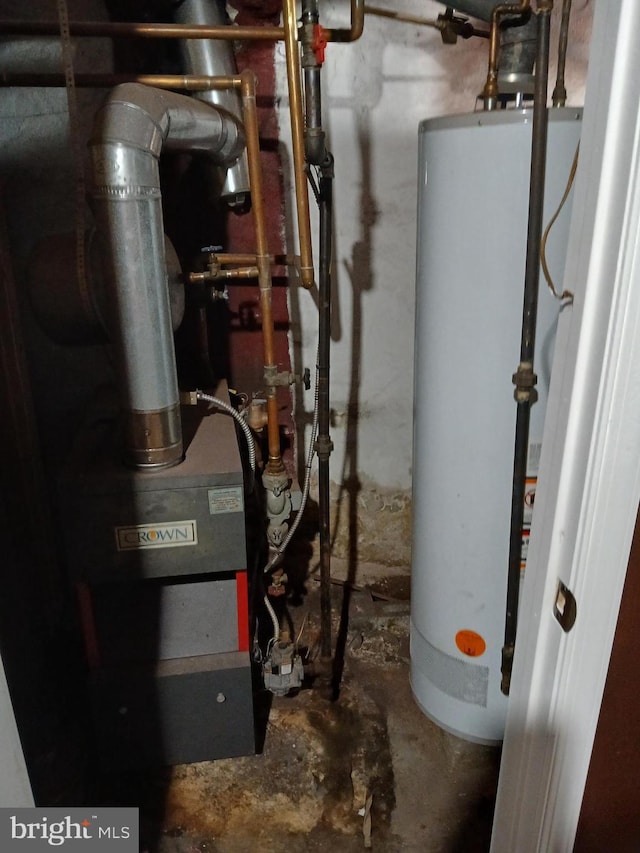 utilities featuring water heater