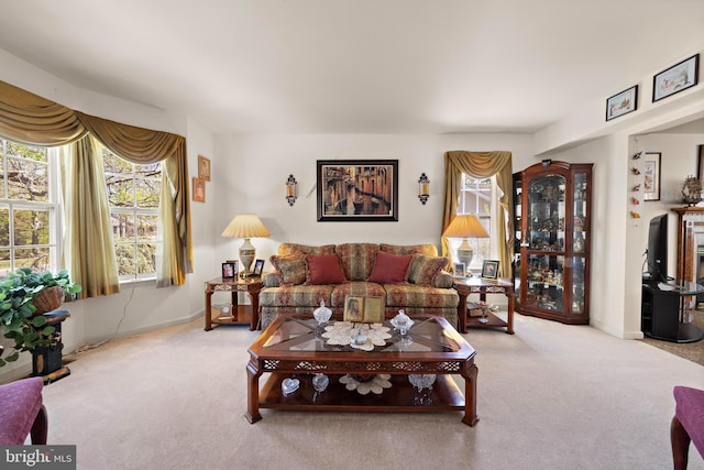 191 Willets Ave, Little Egg Harbor Twp, NJ 08087 - living area featuring carpet floors and baseboards