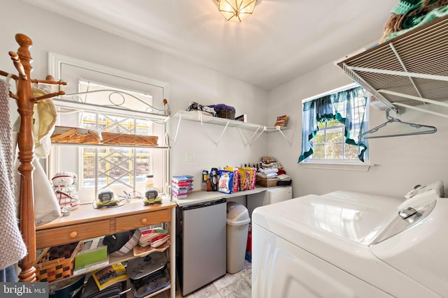 191 Willets Ave, Little Egg Harbor Twp, NJ 08087 - laundry area featuring separate washer and dryer and laundry area